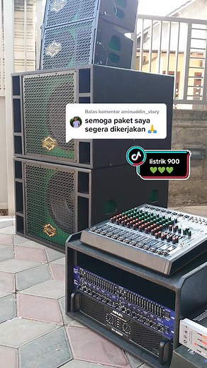 Membalas @aminuddin_story PAKET 18.500.000 .. 💚💚 - power ashley ev3000 - crossover ashley cx3400 - eq ashley FBQ 215 - mixer ashley selection 8 - mic wireless ashley voice 1 - harcase 6u resin - 2x sub spl futura .115 ( jic LA 15100 ) - 2x mid aray 108 ( jic Lb 08038 acr cd 1 ) - full gri custom - kabel out 4x2.5 10m - kabel input 6x1m - jack hp paket lengkap siap pakai.. dapatkan hanya di TOM AUDIO Tulungagung wa 082233210040 #paketsoundsystem #tomtulungagung #kirimseluruhindonesia🇮🇩 #cekso