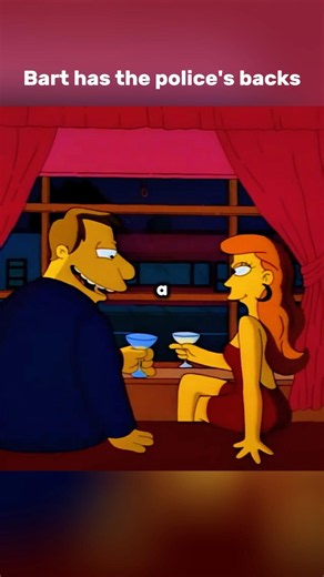Bart has the police's backs #simpsons #shorts
