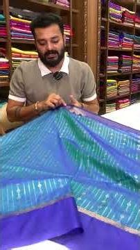 Teal Classic Soft Silk Gadwal Saree || 1695/- || COD Available