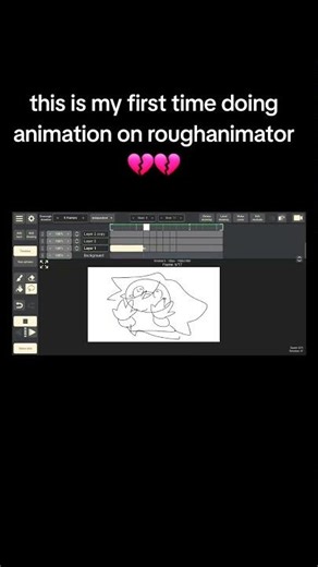 It's very difficult to animate in roughanimator💔💔#animtion #roughanimator