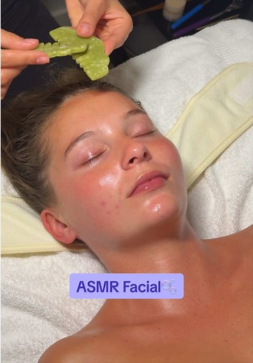 ASMR Facial: Relaxing Ice Globe Massage for Deep Calm