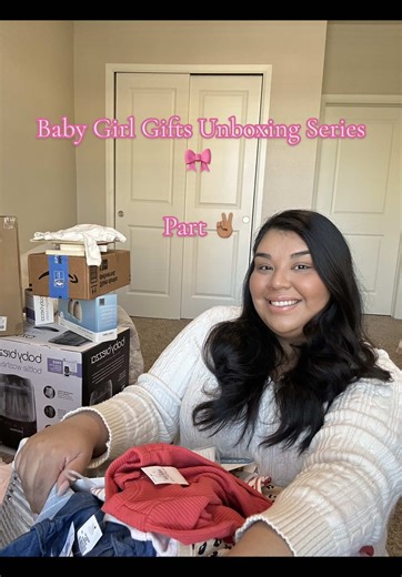Unboxing Baby Girl Gifts Series: Part ✌🏽 🎀 thank you so much @Se 💞 #babyunboxing #giftunboxing #babygifts #babyhaul #unboxingvideo
