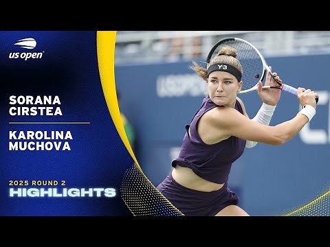 Sorana Cirstea vs. Karolina Muchova Highlights | 2025 US Open Round 2