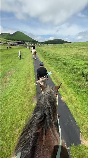 乗馬体験#草千里 #熊本 #南阿蘇