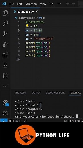 Data Types in Python | Python for Beginners in Telugu