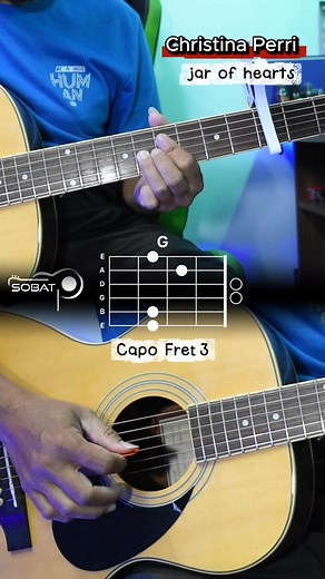 Christina Perri - Jar of Hearts ❣️ #guitarchords #guitartutorial #guitarsinging | Sobat Pipen