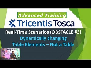 TRICENTIS Tosca 16.0 - Lesson 45 | OBSTACLE#3 | Dynamically changing Table Elements – Not a Table |
