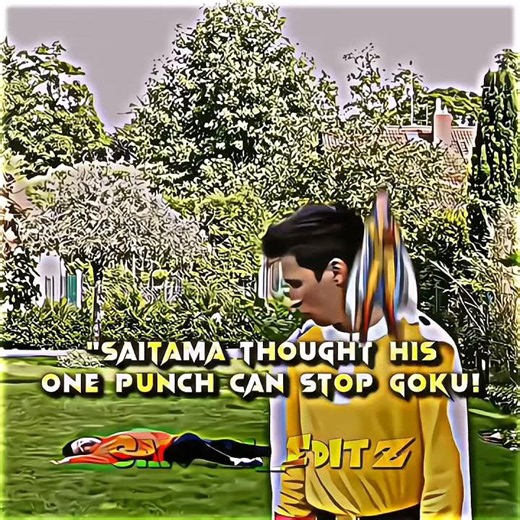 Saitama thought his one punch can stop Goku 🔥🗿