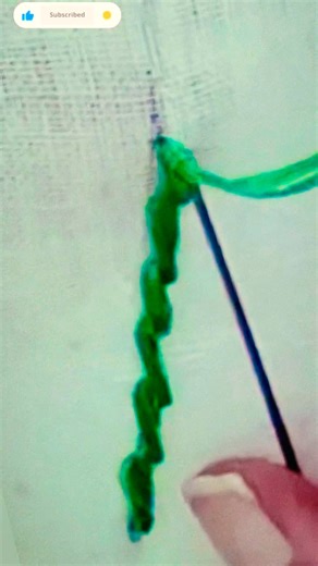 Simple Stitch embroidery line | Hand work embroidery| easy step by step for Beginner #shorts#viral