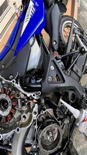 オイル漏れ修復完了 たぶん WR155R #wr125r #shorts
