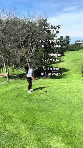 Evening Golf Fun with Friends: Swing and Laugh