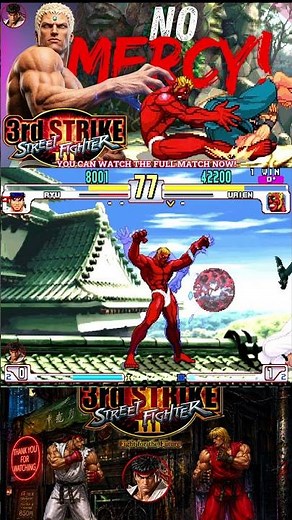 Urien vs Ryu Perfect Parry Domination 🔥 Street Fighter III 3rd Strike