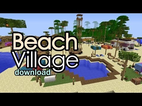 Minecraft Beach Village | Final Updates + Download