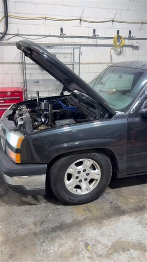 When our good buddy @loud24v stops by to check out the progress on his twin turbo LS truck and he wants to hear it but we weren’t quite done aligning the wastegate stacks😂 Nothin but a great time every day! Looking forward to seeing this thing gettin down soon👌 | Bill Robinson