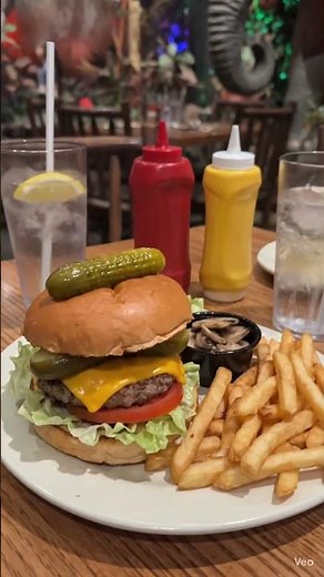 Turning out the food at Rainforest Café at Disney Springs #disneysprings #rainforest #cafe #disney