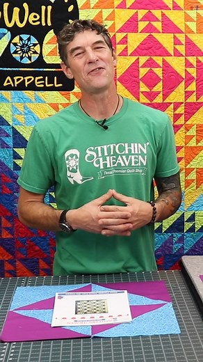 Visit the Stitchin' Heaven YouTube Channel for full tutorial. | Stitchin' Heaven Quilt Shop