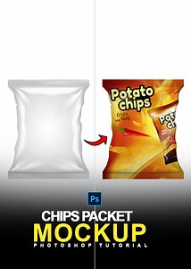 98K views · 942 reactions | The Realistic Way Chips Packet Mockup in Photoshop | Photoshop #shorts Video #chipspacketmockup #photoshopmockup #mockuop #adddesignonpacket #shorts #photoshopshorts #photoshoptutorial #adobephotoshopcc | Graphics Solution Tricks | Facebook