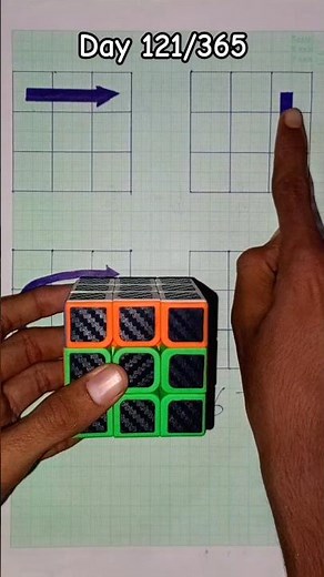 Rubik’s Cube Solve | Easiest Trick to Solve Any Cube 🔥 #rubikscube