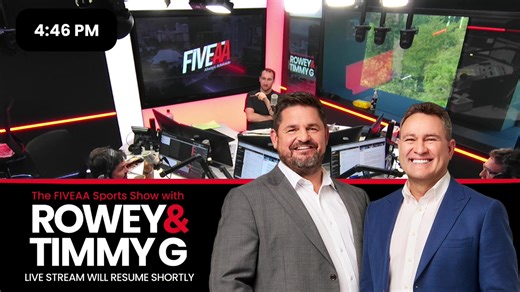 WATCH LIVE: Sports Show with Rowey & Timmy G | FIVEAA