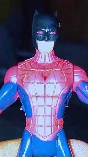 Spiderman with Batman 'choose swap head' avengers-toys #alltoys #shorts