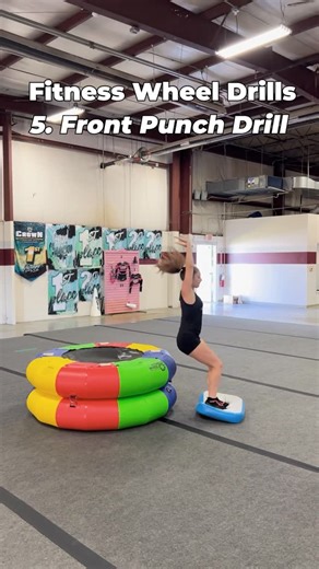 Tumbl Trak on Instagram: "These 5 Fitness Wheel drills are cheer worthy! ✨ Build core strength, body control, and proper technique. Strong basics create confident, powerful athletes."