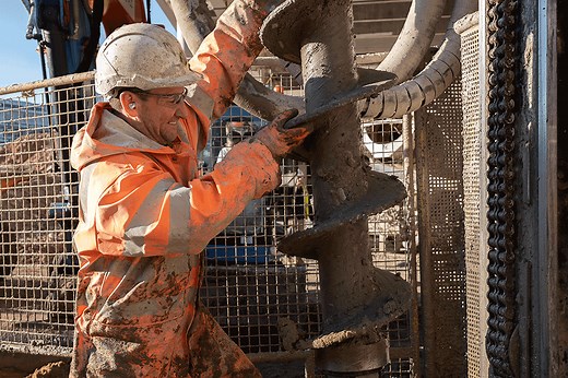 Sectional Flight Auger (SFA) Piles | Roger Bullivant Limited