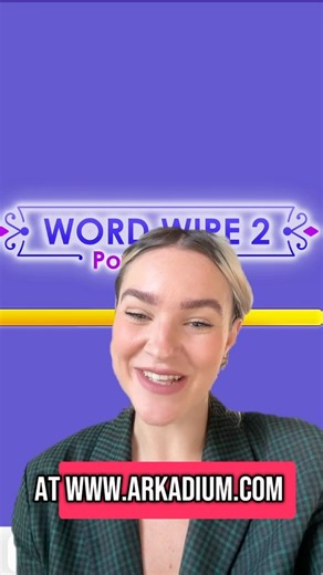 Boost your Word Wipe skills with these quick pro tips!  From mastering long words to clearing rows for bonus points, these tricks will help you rack up higher scores and dominate the game. Ready to level up?  Watch now and put these tips to the test. Play Word Wipe on www.arkadium.com #arkadiumgames #arkadium #gametime #wordwipe | Arkadium | Facebook