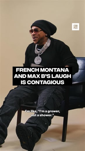 POPULOR // Music + Culture on Instagram: "These laughs are contagious! I’ve really been enjoying watching @frenchmontana x @maxb140 kick it since the Wave God been home. “I’m a grower, not a shower.” is wild funny. 😭 They had the whole room crying in the background when they all dead-ass supposed to be silent during the interview lol. Wave talk different when it’s unfiltered 🌊😂 🎥 @complex #FrenchMontana #MaxB #Complex #GoatTalk"