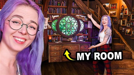 I Built a Wizard Study... in my entire room | Nerdforge