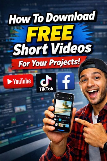 Stop paying for video clips ❌ Learn how to download FREE short videos for your projects and social media posts. Perfect for creators on YouTube, TikTok & Facebook 🚀 👉 Follow for more tech tips 👉 Save this video #FreeVideos #ContentCreator #ShortVideos #VideoEditing #creatorsearchinsights