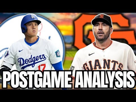 GIANTS WALK IT OFF!!! Giants vs. Dodgers Postgame Analysis