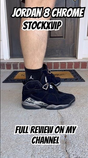 Jordan 8 Chrome via Stockxvip. Full review on my channel #jordan #shoes #review