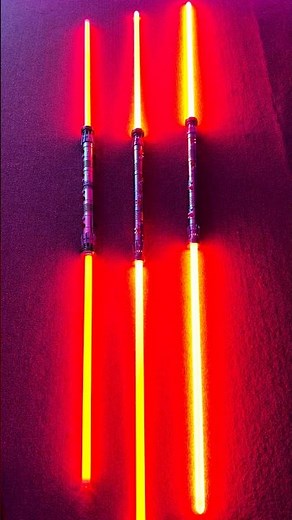 3 Darth Maul Double Bladed Lightsabers. Which one wins?
