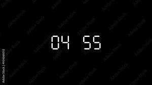 5 Minute Animated Countdown | HD Digital Timer | Precision Timing for Videos & Livestreams