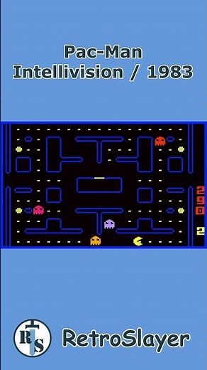 Pac-Man Gameplay Intellivision