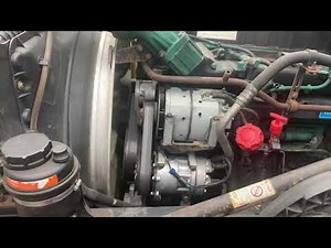 Problem with accessory drive on volvo truck with d12 engine