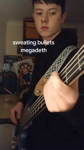 sweating bullets -2 megadeth #bass #megadeth