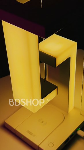 ভবিষ্যৎ থেকে এসেছে যেই Lamp 😱 GearUP Anti-Gravity Floating Lamp with Wireless Mobile Charger (FL10) 💥 #lamp | #gadgets | #GearUp | #lighting | #decorating | BDSHOP.COM