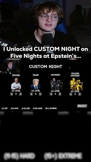 I Unlocked CUSTOM NIGHT on Five Nights at Epstein's...