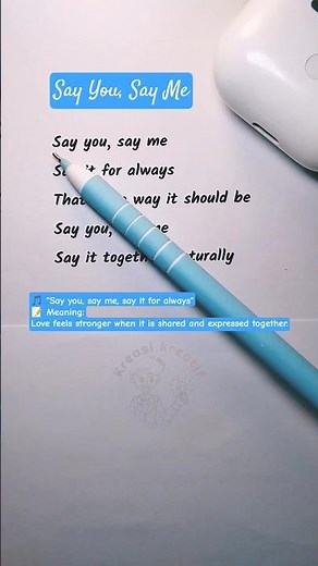 Easy English Karaoke | Say You, Say Me – Sing & Learn English
