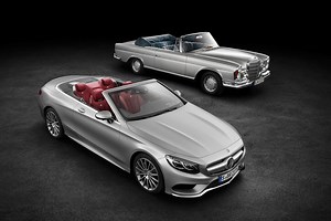 Les cabriolets Mercedes à Rétromobile
