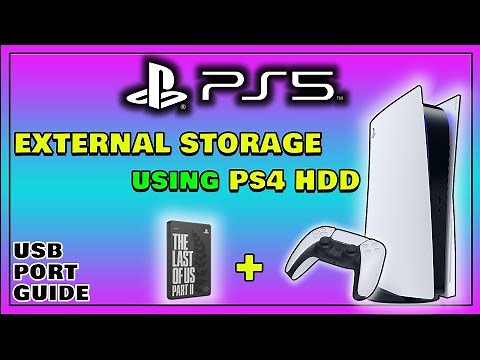 Ps5 - External Storage Expansion Using PlayStation 4 HDD | Formatting and USB Ports Explained
