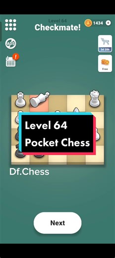 Level 64 Pocket Chess #fypシ #catur #pocketchess #caturindonesia