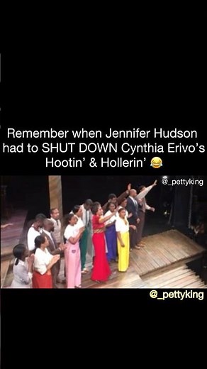 Effie said “Hold on naaa Elphaba…🧐” #pettyking #jenniferhudson #cynthiaerivo #wicked #arianagrande