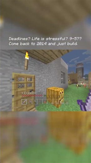 Come build with me, back to 2014.. #minecraft #minecraftnostalgia