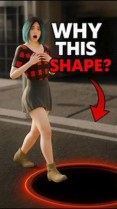 Why Manholes Are Always Round??? #didyouknow #manhole #3danimation #3dvideo #animationreels #engineeringfacts #learnsomethingnew #factvideo #curiosity #satisfyingfacts | 3D Garage