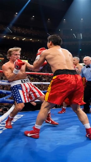 Epic Boxing Showdown: Powerful Knockdown Sends Opponent Crashing to the Canvas – Dramatic Comeback Moment! #AI #aivedio #facebookreels #haghlight #Trump 🤛😱🤣🤣