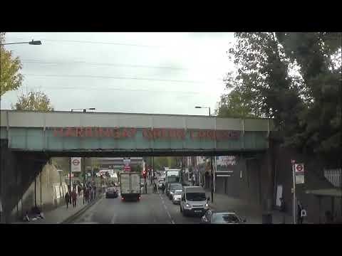 Full Route Visual - Arriva London Route 341: NP, Angel Road Superstores - Waterloo | HV348 (LF67EUT)