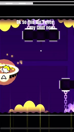 Not my fault #gd #clutterfunk #geometrydash