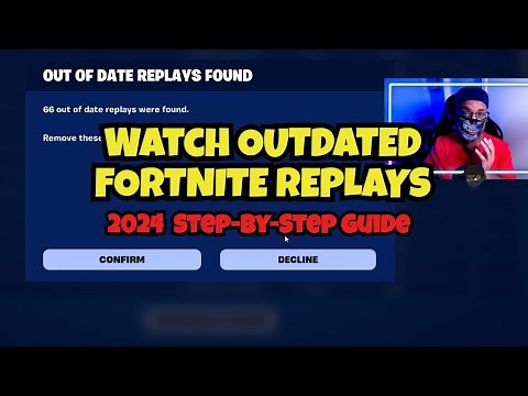 Fortnite Tutorials: How to Recover or Watch OUTDATED REPLAYS | 2024 - Step-By-Step Guide
